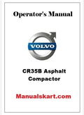 Volvo CR35B Asphalt Compactor Pdf Operator's Manual