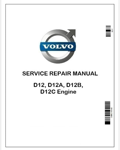 Volvo D12, D12A, D12B, D12C Engine Repair Service Pdf Manual