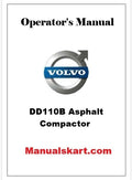 Volvo DD110B Asphalt Compactor Pdf Operator's Manual