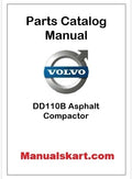 Volvo DD110B Asphalt Compactor Pdf Parts Catalog Manual