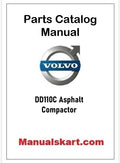 Volvo DD110C Asphalt Compactor Pdf Parts Catalog Manual