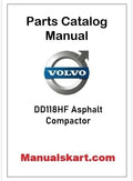 Volvo DD118HF Asphalt Compactor Pdf Parts Catalog Manual