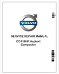 Volvo DD118HF Asphalt Compactor Repair Service Pdf Manual