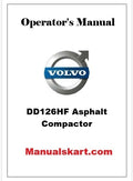 Volvo DD126HF Asphalt Compactor Pdf Operator's Manual