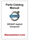 Volvo DD136HF Asphalt Compactor Pdf Parts Catalog Manual