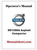 Volvo DD138HA Asphalt Compactor Pdf Operator's Manual