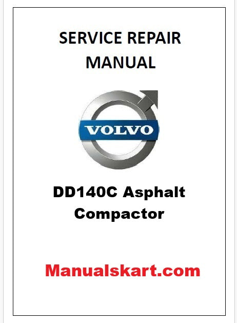 Volvo DD140C Asphalt Compactor Pdf Repair Service Manual
