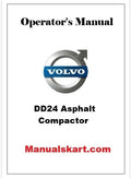 Volvo DD24 Asphalt Compactor Pdf Operator's Manual PID:80792401