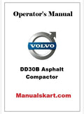 Volvo DD30B Asphalt Compactor Pdf Operator's Manual