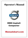 Volvo DD80 Asphalt Compactor Pdf Operator's Manual
