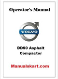 Volvo DD90 Asphalt Compactor Pdf Operator's Manual