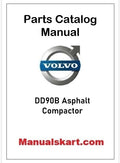 Volvo DD90B Asphalt Compactor Pdf Parts Catalog Manual PID:12800000