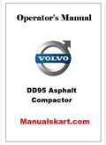 Volvo DD95 Asphalt Compactor Pdf Operator's Manual PID:80754401