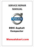 Volvo DDIC Asphalt Compactor Pdf Repair Service Manual