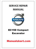 Volvo EC15D Compact Excavator Pdf Repair Service Manual