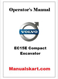 Volvo EC15E Compact Excavator Pdf Operator's Manual