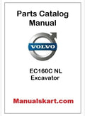 Volvo EC160C NL Excavator Pdf Parts Catalog Manual