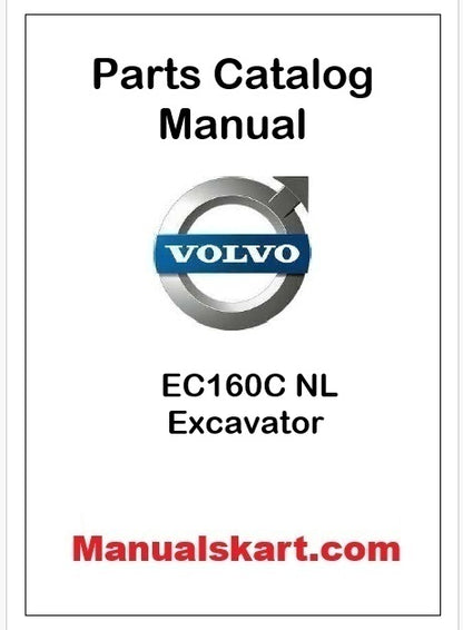 volvo-ec160c-nl-excavator-pdf-parts-catalog-manual