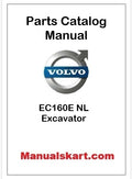 Volvo EC160E NL Excavator Pdf Parts Catalog Manual