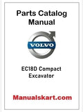 Volvo EC18D Compact Excavator Pdf Parts Catalog Manual