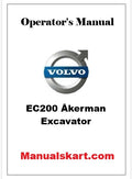 Volvo EC200 Åkerman Excavator Pdf Operator's Manual