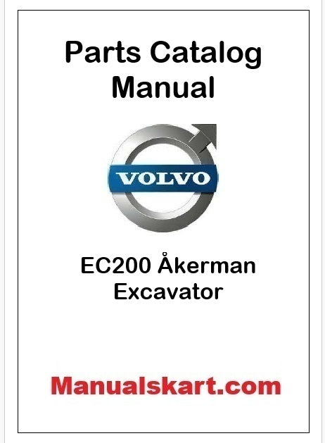 Volvo EC200 Åkerman Excavator Pdf Parts Catalog Manual