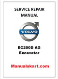 Volvo EC200D AG Excavator Pdf Repair Service Manual