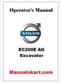 Volvo EC200E AG Excavator Pdf Operator's Manual