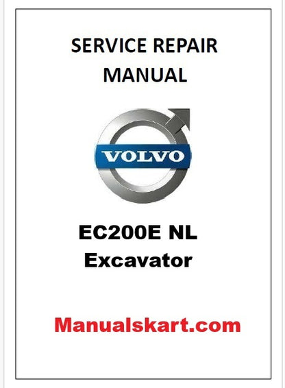 Volvo EC200E NL Excavator Pdf Repair Service Manual