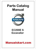 Volvo EC200E S Excavator Pdf Parts Catalog Manual