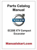 Volvo EC20B XTV Compact Excavator Pdf Parts Catalog Manual