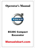 Volvo EC20C Compact Excavator Pdf Operator's Manual
