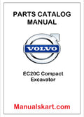 Volvo EC20C Compact Excavator Pdf Parts Catalog Manual