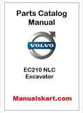 Volvo EC210 NLC Excavator Pdf Parts Catalog Manual