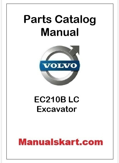 Volvo EC210B LC Excavator Pdf Parts Catalog Manual