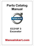 Volvo EC210F 3 Excavator Pdf Parts Catalog Manual
