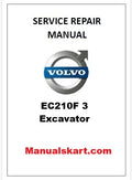 Volvo EC210F 3 Excavator Pdf Repair Service Manual