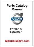 Volvo EC220D B Excavator Pdf Parts Catalog Manual