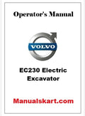 Volvo EC230 Electric Excavator Pdf Operator's Manual
