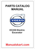 Volvo EC230 Electric Excavator Pdf Parts Catalog Manual