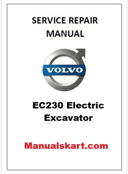 Volvo EC230 Electric Excavator Pdf Repair Service Manual