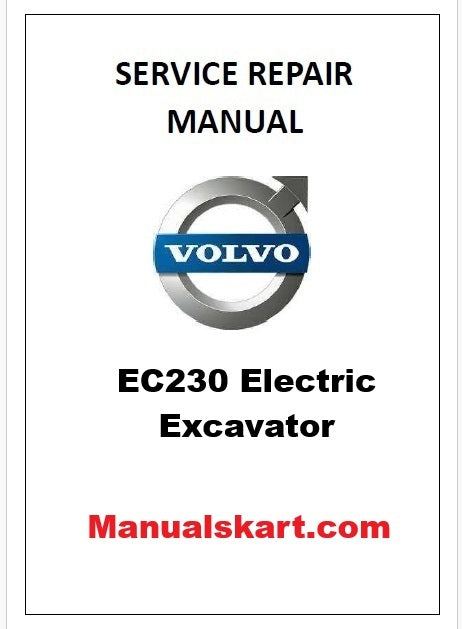 Volvo EC230 Electric Excavator Pdf Repair Service Manual