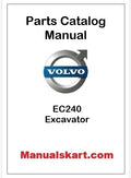 Volvo EC240 Excavator Pdf Parts Catalog Manual
