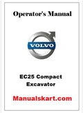 Volvo EC25 Compact Excavator Pdf Operator's Manual