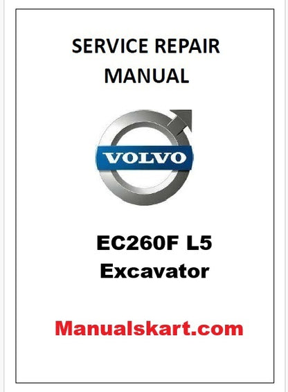 Volvo EC260F L5 Excavator Pdf Repair Service Manual