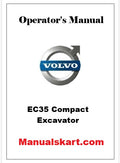 Volvo EC35 Compact Excavator Pdf Operator's Manual