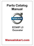 Volvo EC360F L3 Excavator Pdf Parts Catalog Manual