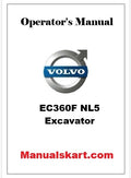 Volvo EC360F NL5 Excavator Pdf Operator's Manual