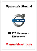 Volvo EC37F Compact Excavator Pdf Operator's Manual