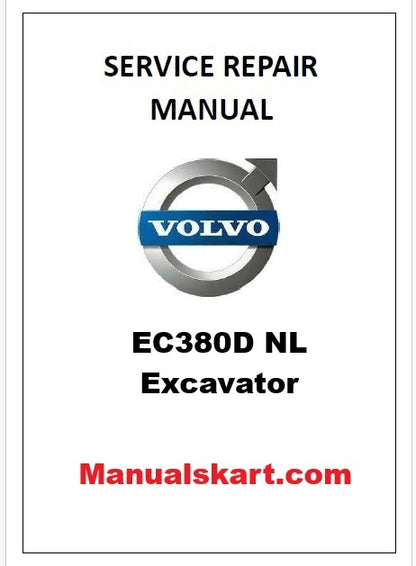 Volvo EC380D NL Excavator Pdf Repair Service Manual